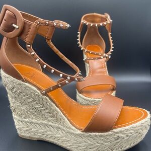 Authentic Christian Louboutin Chocazeppa Spikes Wedges, Size EU39 – BRAND NEW!